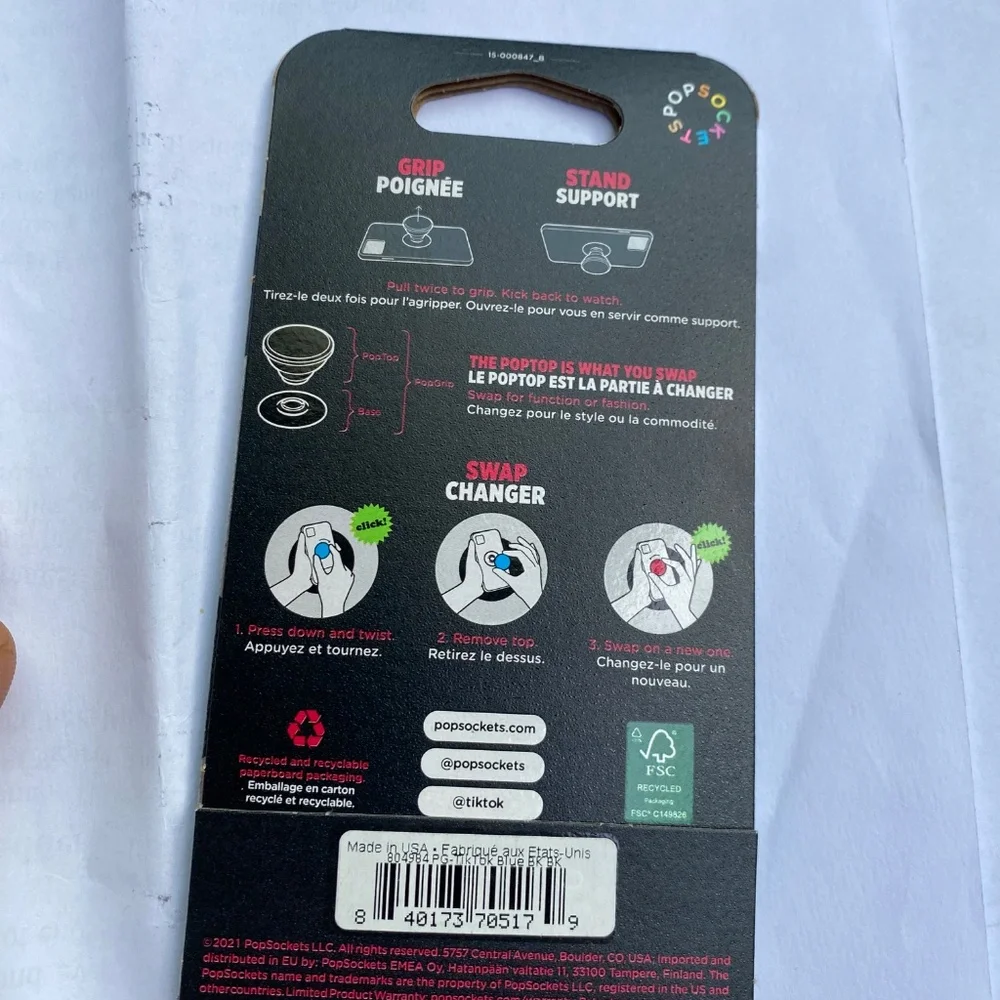 Pop socket